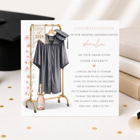 Custom Daughter Graduation Card