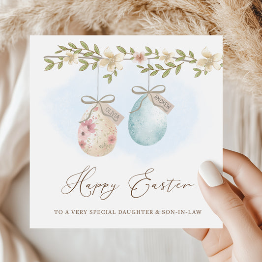 Personalised Easter Card for Special Couple