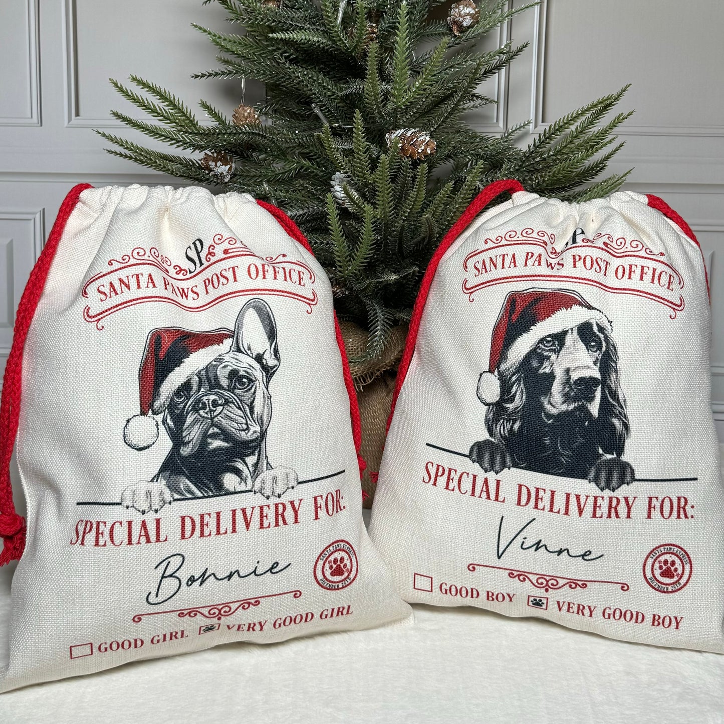 Personalised Dog Christmas Sack