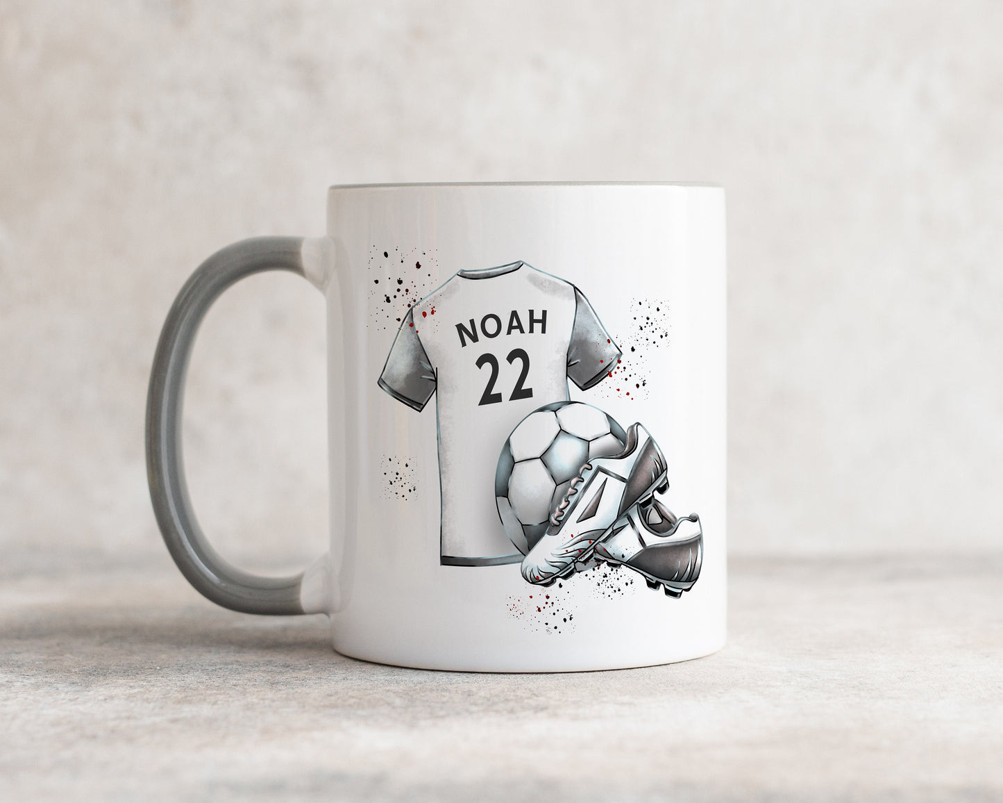 Personalised Boy's and Girl's Football Mug