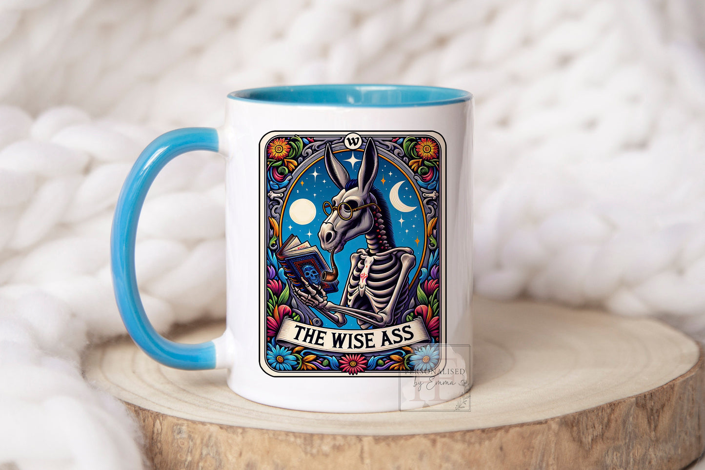 Personalized Skeleton Tarot Mug - Choice of 12 Designs