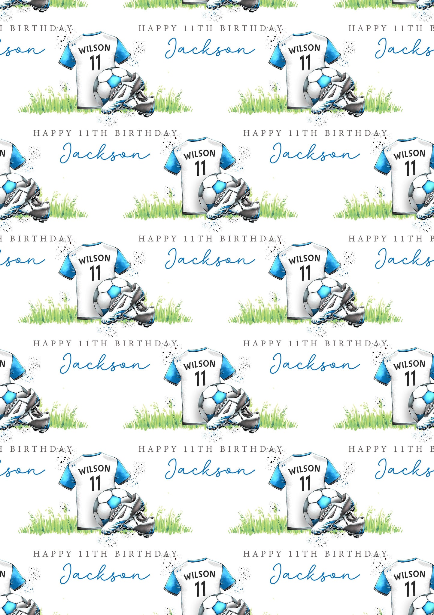 Personalised Football Birthday Card