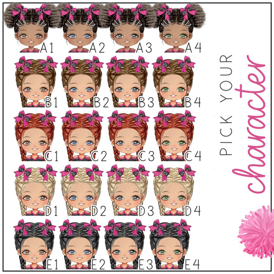 Cheerleader Birthday Card, Personalised 7th 8th 9th 10th Any Age Cheer & Dance Birthday Card Daughter, Granddaughter, Niece, Custom Girls