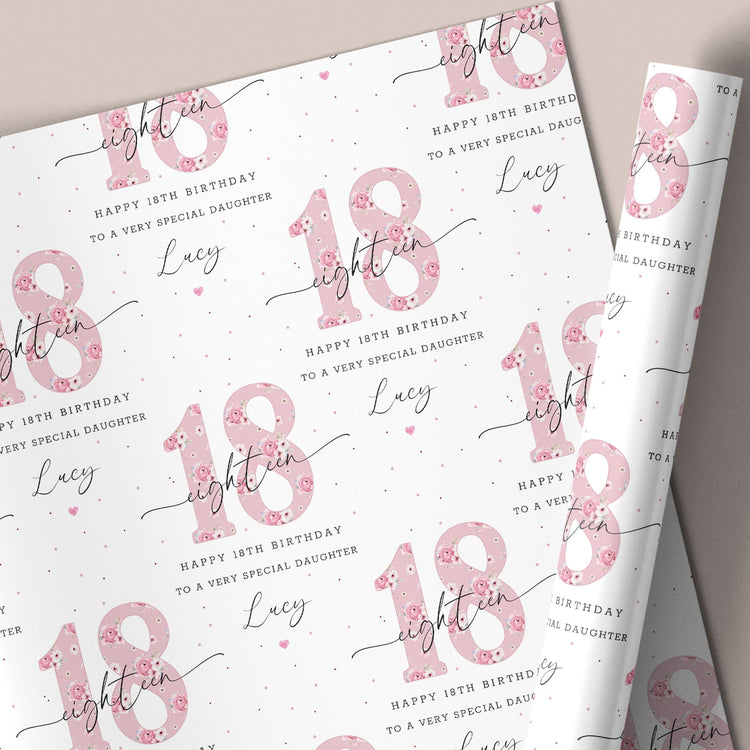 Milestone Birthday Wrapping Paper