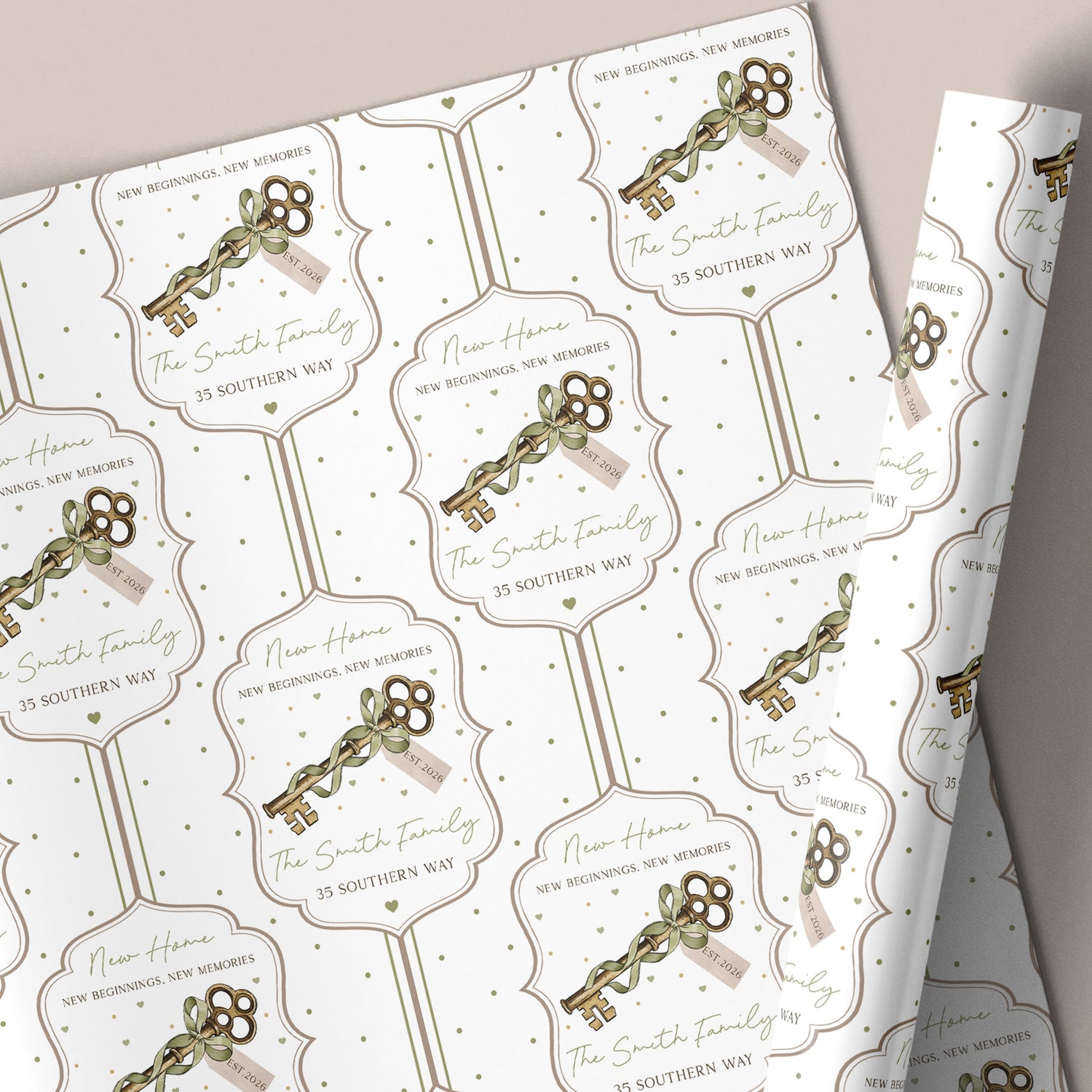 New Home Wrapping Paper