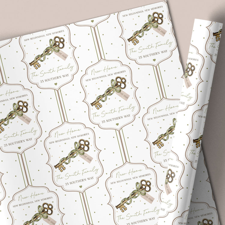 New Home Wrapping Paper