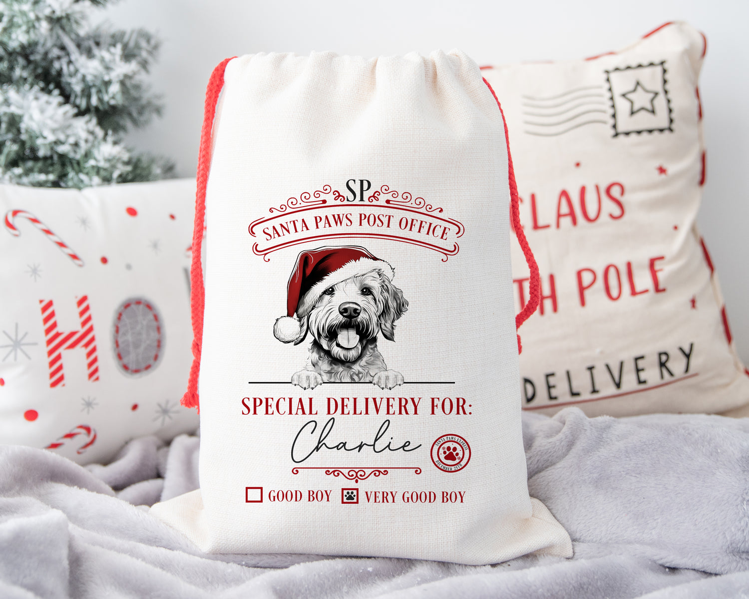 Christmas Dog Sacks