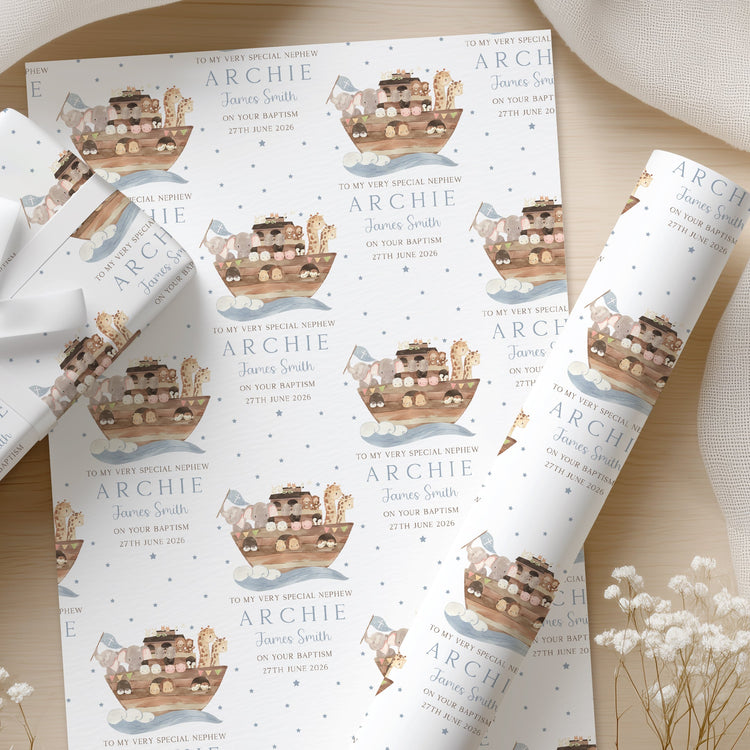 Christening Wrapping Paper