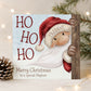 Personalised Peaking Santa Christmas Card – Ho Ho Ho
