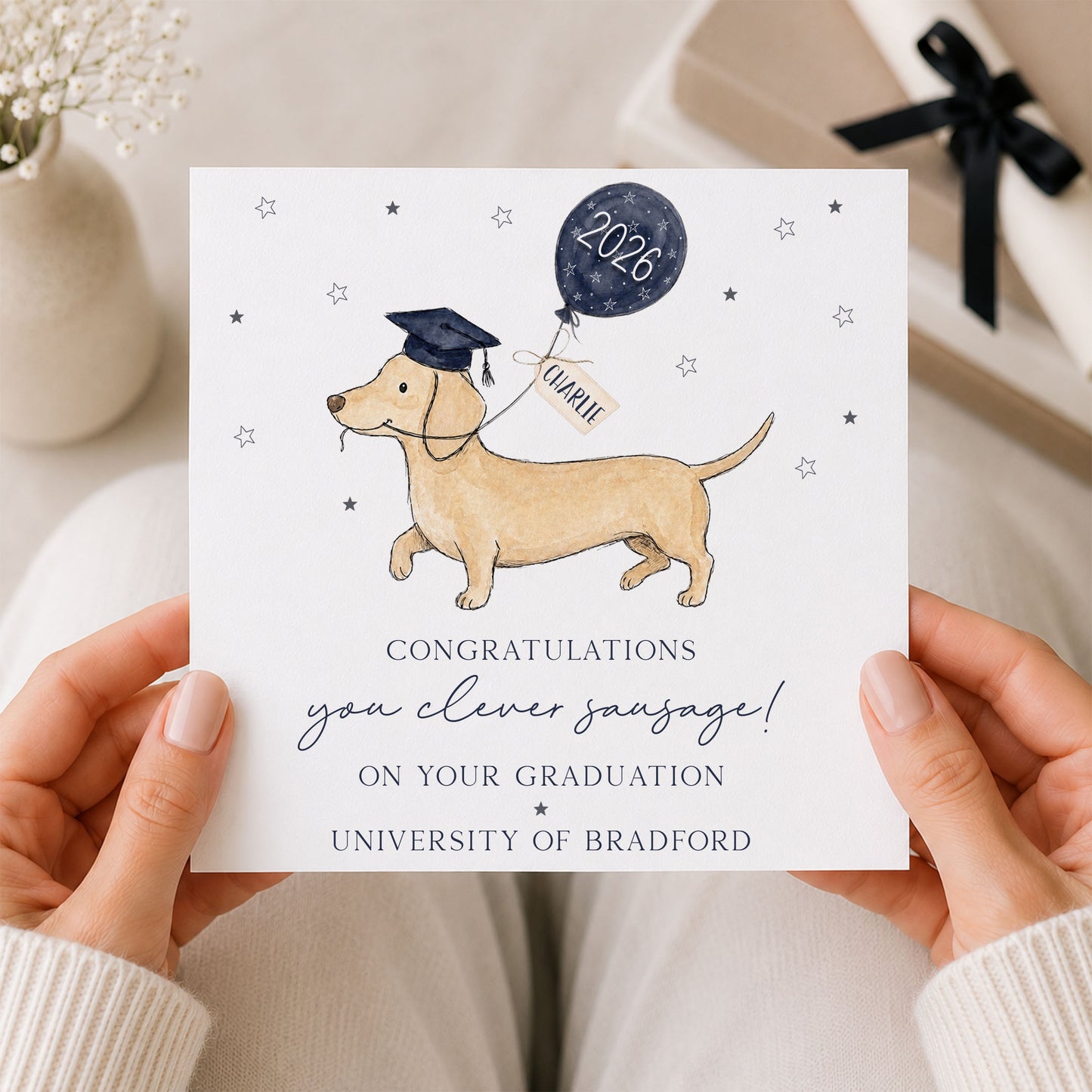 Funny Graduation Card Personalised