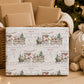 Personalised Santa Train First Christmas Wrapping Paper