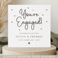 Personalised 'You're Engaged!' Engagement Card