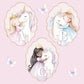 Personalised Girl's Pink Princess & Unicorn Birthday Wrapping Paper
