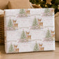 Personalised Girls First Christmas Wrapping Paper – Pink Reindeer 2026