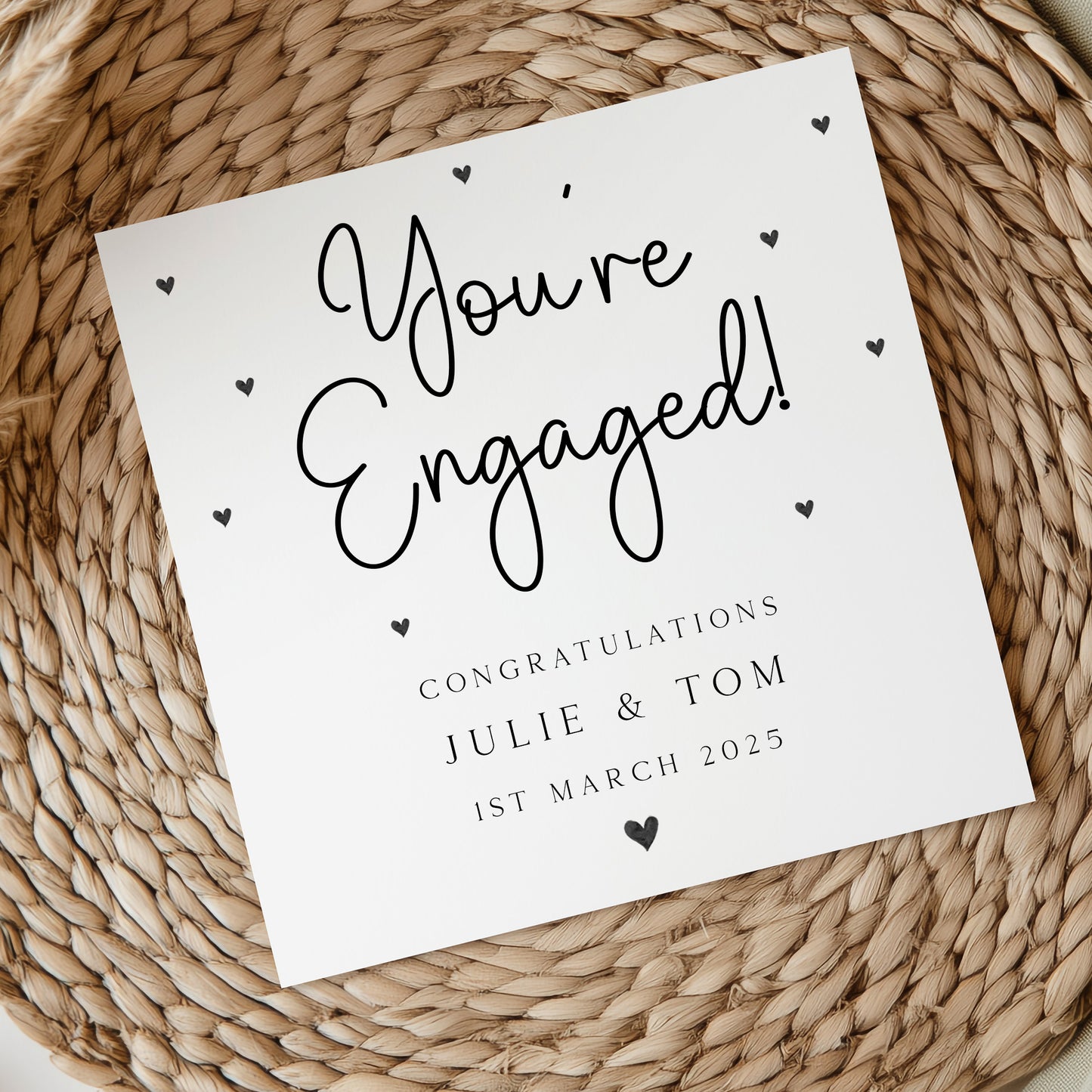 Personalised 'You're Engaged!' Engagement Gift Wrapping Paper