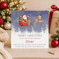 Personalised Santa Christmas Card for Children