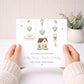 Personalised Green Eucalyptus New Home Card