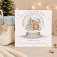 Personalised Blue First Christmas Wrapping Paper – Teddy Bear