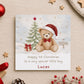 Personalised Grandson's First Christmas Teddy Bear Wrapping Paper
