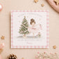 Personalised Granddaughter Christmas Card – Pink Ballerina