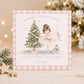 Personalised Granddaughter Christmas Card – Pink Ballerina