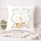 Personalised Safari Animals Christening Baptism Cushion