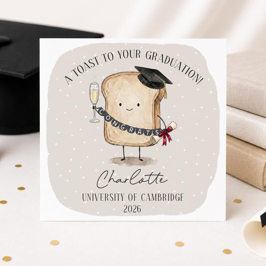 Funny Personalised Graduation Card