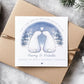 Personalised Polar Bear Couple Christmas Card