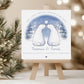 Personalised Polar Bear Couple Christmas Card