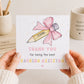 The Best Classroom Assistant Personalised Card