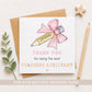 The Best Classroom Assistant Personalised Card