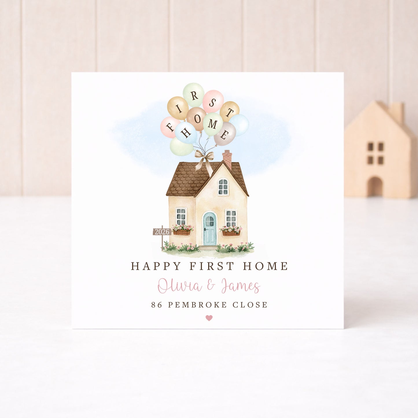 Personalised First Home Card