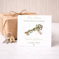 Personalised New Home Vintage Key Card