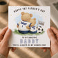 First Father's Day Football Card