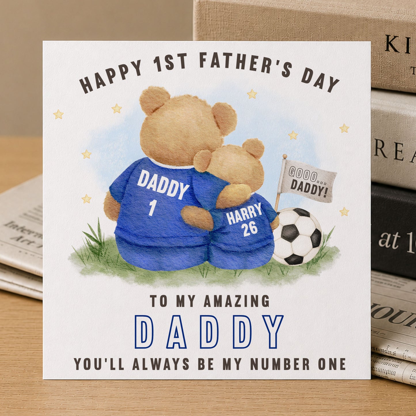 First Father's Day Football Card