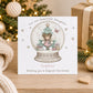 Personalised Fairy Christmas Wrapping Paper – Snow Globe Design