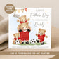 Personalised Football Father’s Day Card