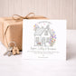 Personalised Home Sweet Home Wrapping Paper