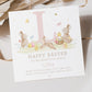 Personalised Girl's Bunny Easter Card