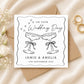 Personalised Wedding Wrapping Paper Champagne Glass