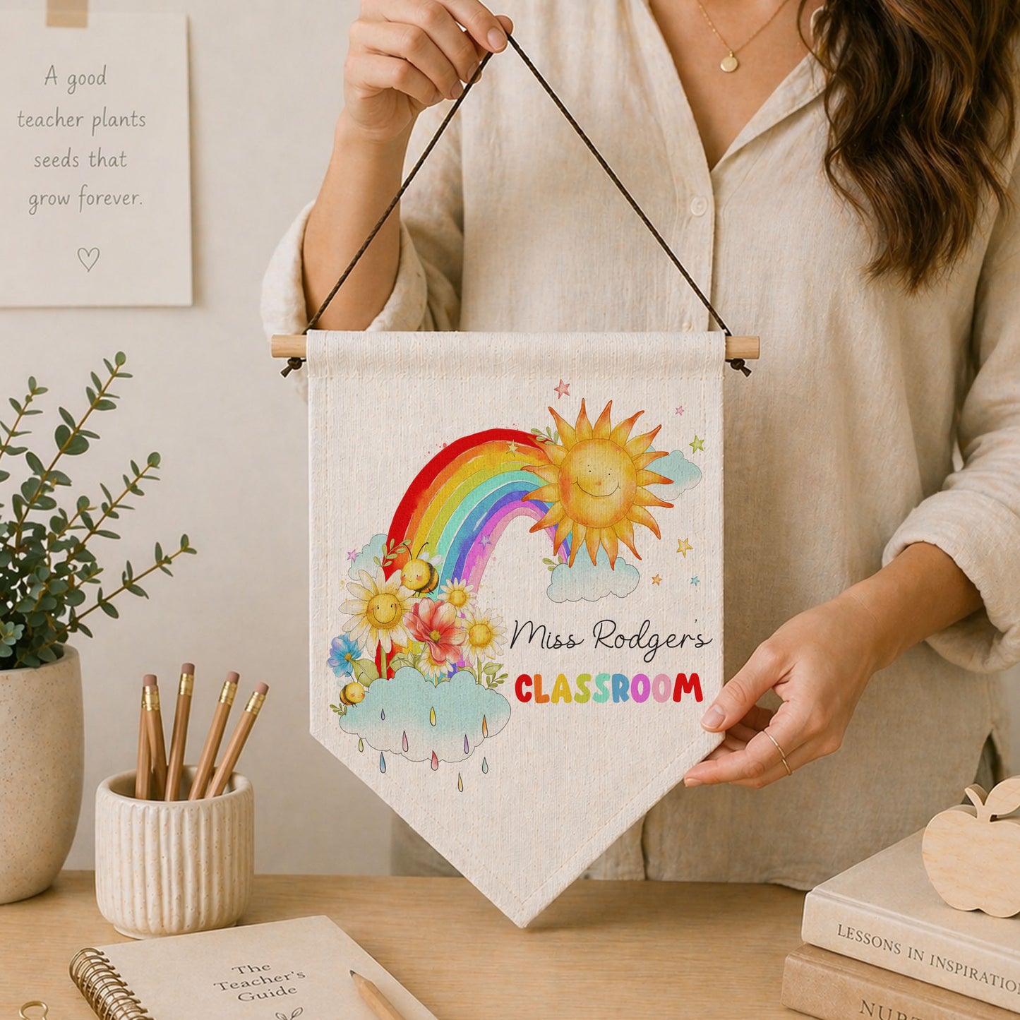 Custom Classroom Sign For Teachers