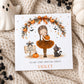 Personalised Granddaughter Halloween Card – Pumpkin Girl