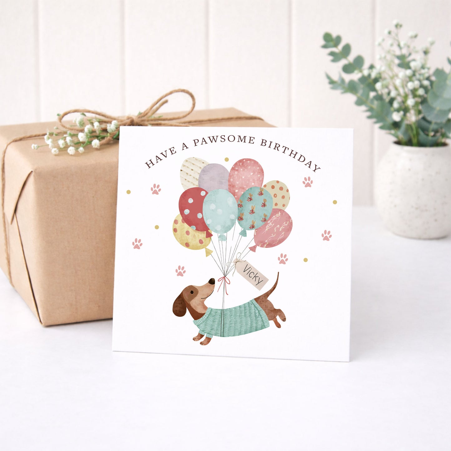 Personalised Dog Birthday Wrapping Paper