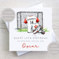 Personalised Football Birthday Card