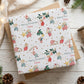 Personalised Christmas Wrapping Paper with Festive Mice