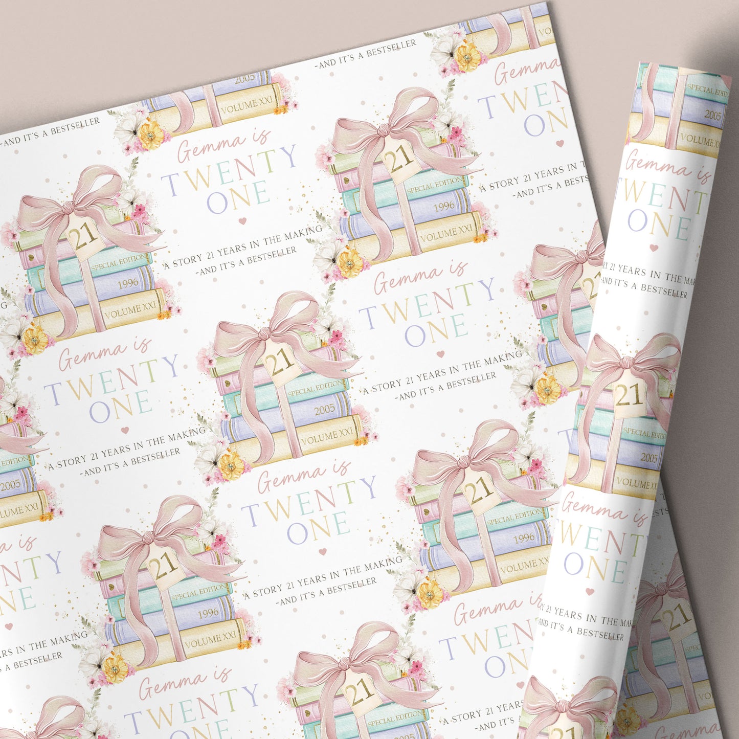 21st Birthday Card Personalised