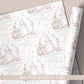 Personalised Niece Christening, Baptism Wrapping Paper