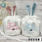 Personalised Small Easter Bunny Drawstring Bag - 4 Designs