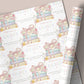 Personalised 80th Birthday Wrapping Paper For Mum