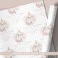 Personalised Girl's Christening, Baptism Dress Wrapping Paper